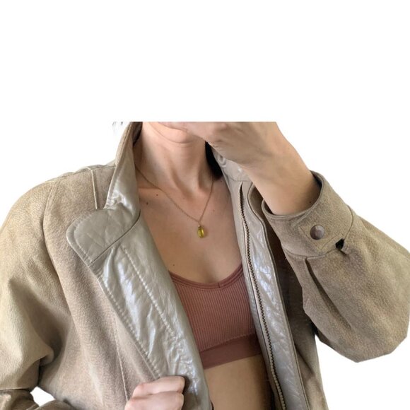 100% Genuine Leather /  Suede  set, pants and jacket - Picture 6 of 8